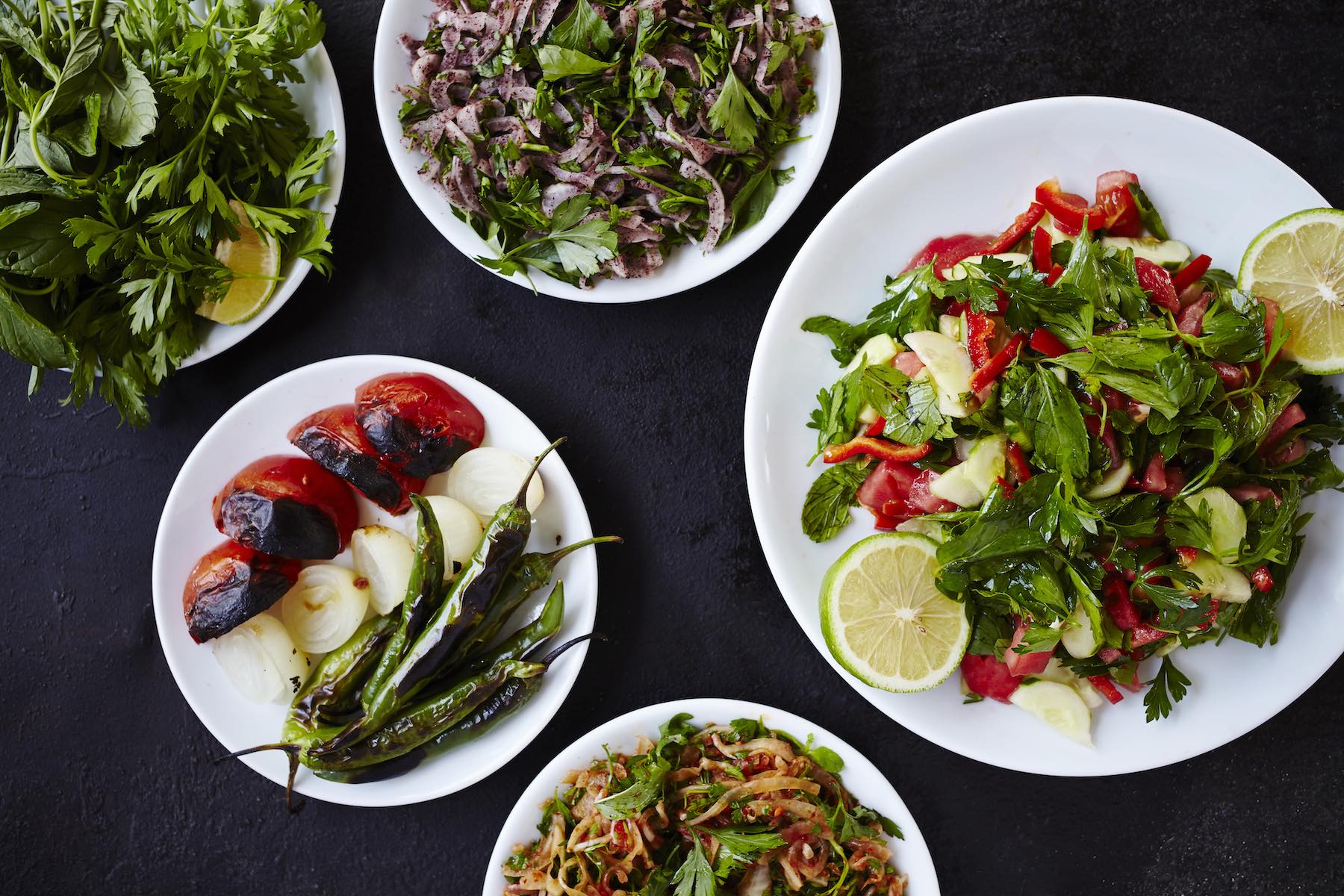 Ocakbaşı salataları